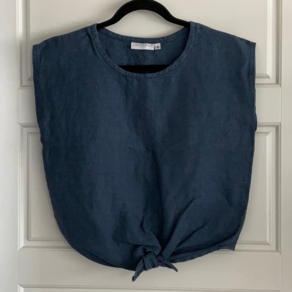 Luzon Tie Front Top by Only Child SMALL